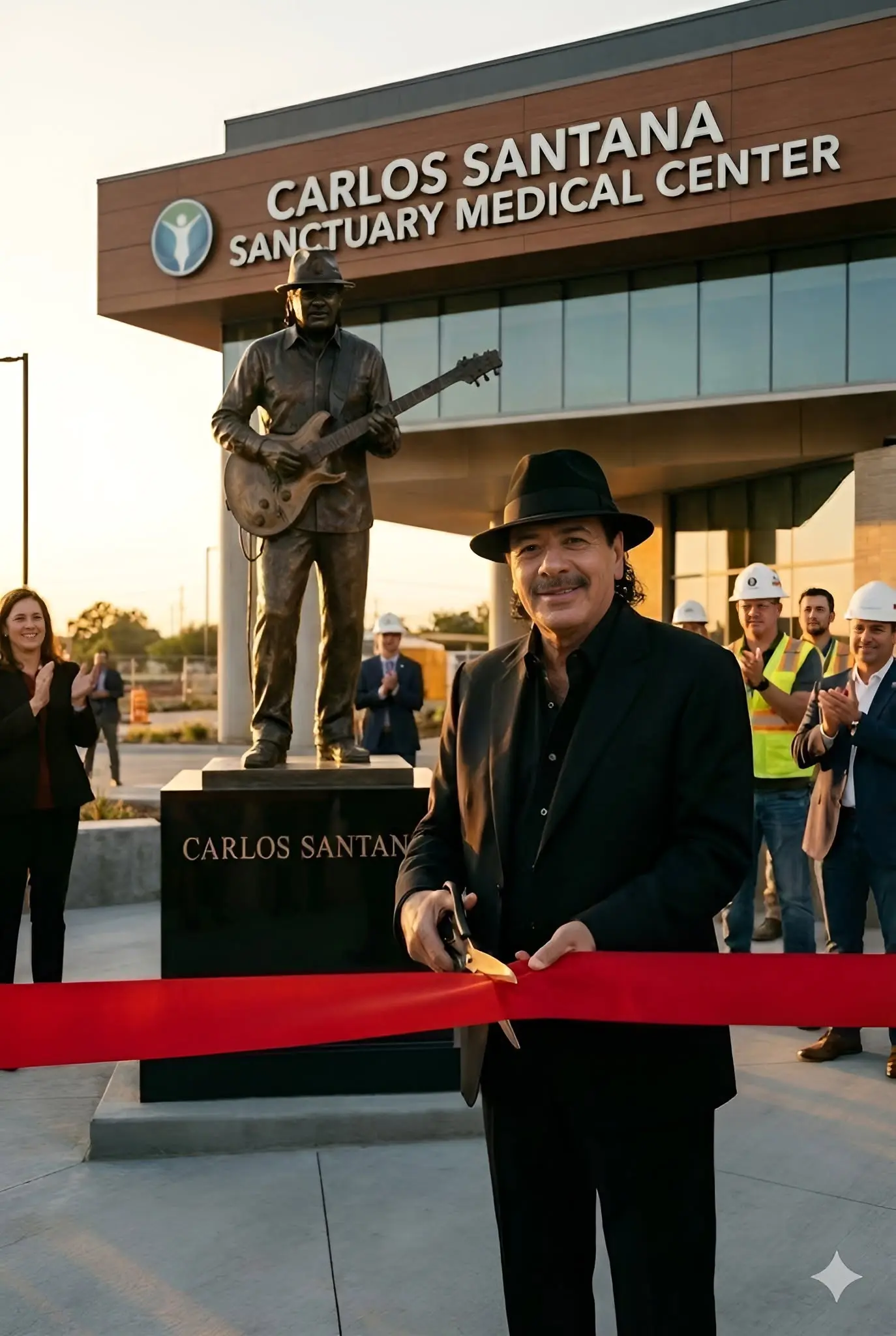 CARLOS SANTANA JUST OPENED AMERICA’S FIRST 100% FREE HOMELESS HOSPITAL – “THIS IS THE LEGACY I WANT 