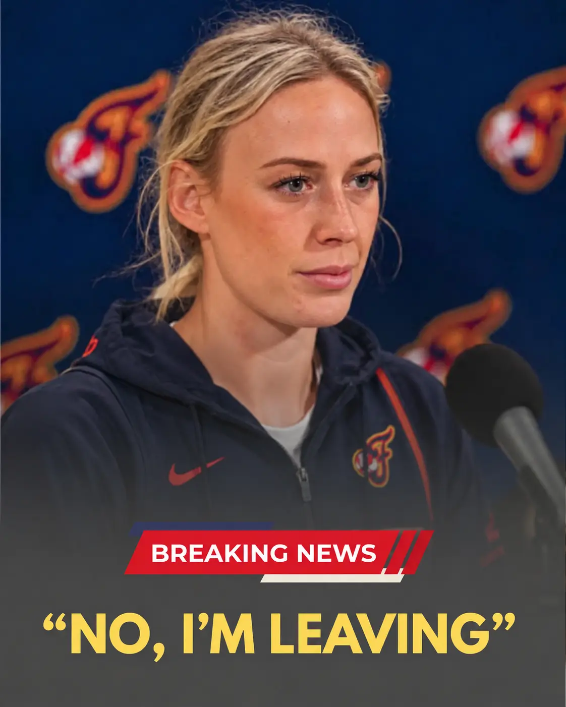 🚨 BREAKING: “No, I’m Leaving” — Indiana Fever star Sophie Cunningham stuns the basketball world by 