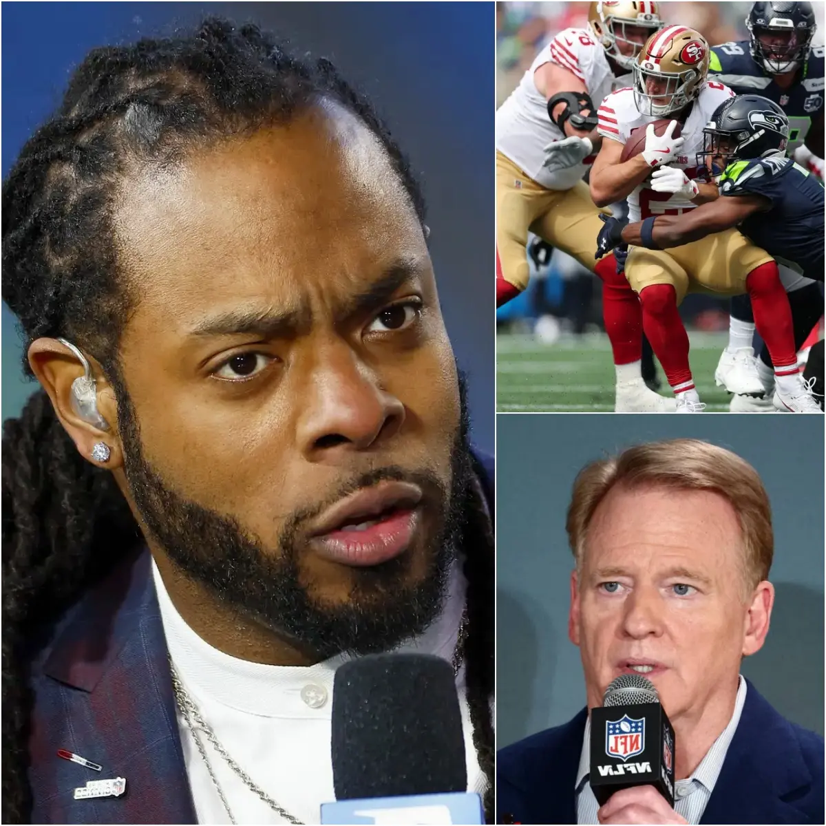 “THIS IS A BLATE THEFT — THE NFL STOLEN OUR WIN!” — Former star Richard Sherman and many Seattle Sea
