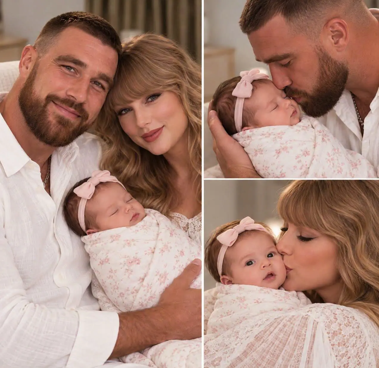  BABY JOY! Taylor Swift and Travis Kelce Welcome a Precious Baby Girl in a Heartwarming Imagined Lov