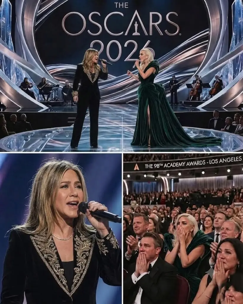 SHOCKING LAST NIGHT: Jennifer Aniston & Lady Gaga stole the show at the 2026 Oscars – a duet of "Dre
