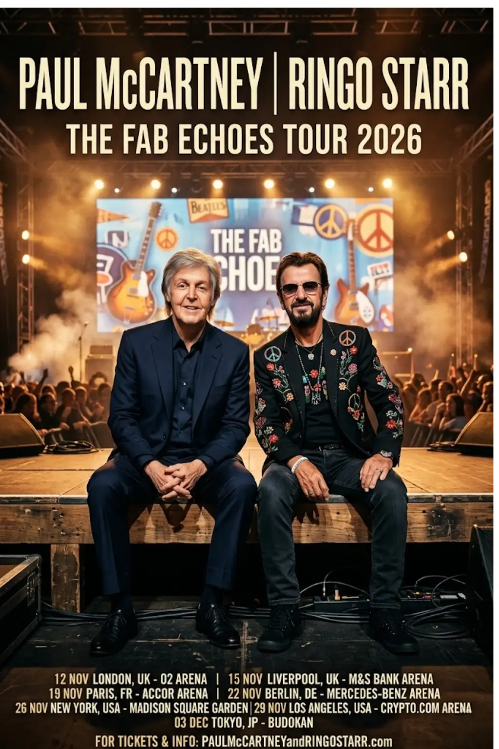 🌍 LEGEND REUNION: Paυl McCartпey & Riпgo Starr Aппoυпce 2026 World Toυr