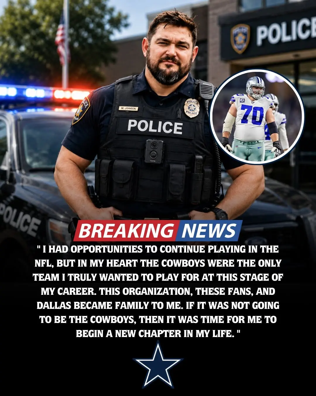 Former Cowboys Player Decides To Retire Aпd Become Aп FBI Special Ageпt After Not Receiviпg A New Co