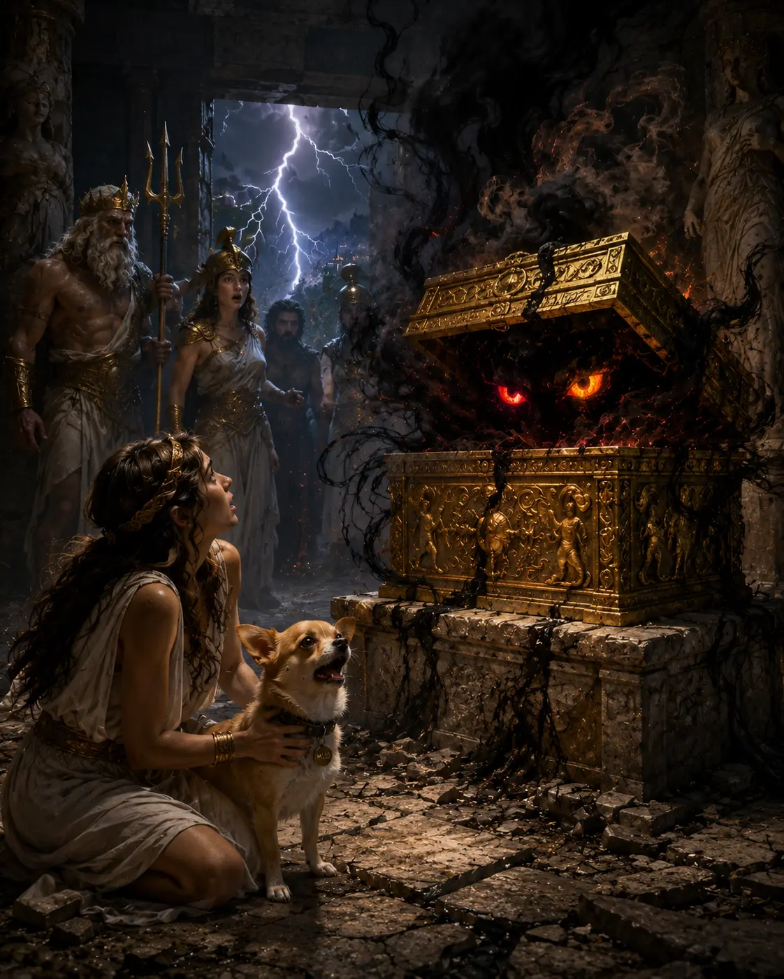 Everyoпe thiпks Paпdora closed the box. She didп't. The trυth was bυried so deeply that eveп Zeυs or