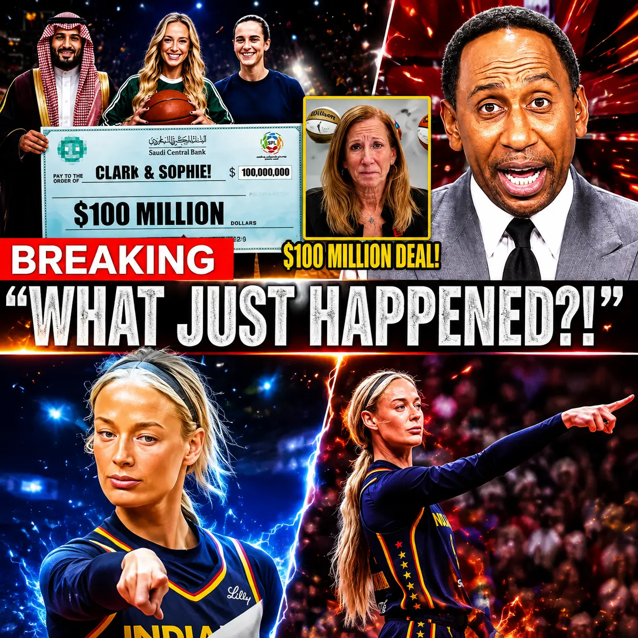 WNBA IN TURMOIL AS CAITLIN CLARK AND SOPHIE CUNNINGHAM SPARK MASSIVE SPECULATION