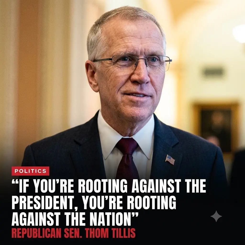 COUNTRY FIRST”: THOM TILLIS’S REMARKS ABOUT DONALD TRUMP SPARK A BIGGER DEBATE — SHOULD AMERICANS RO