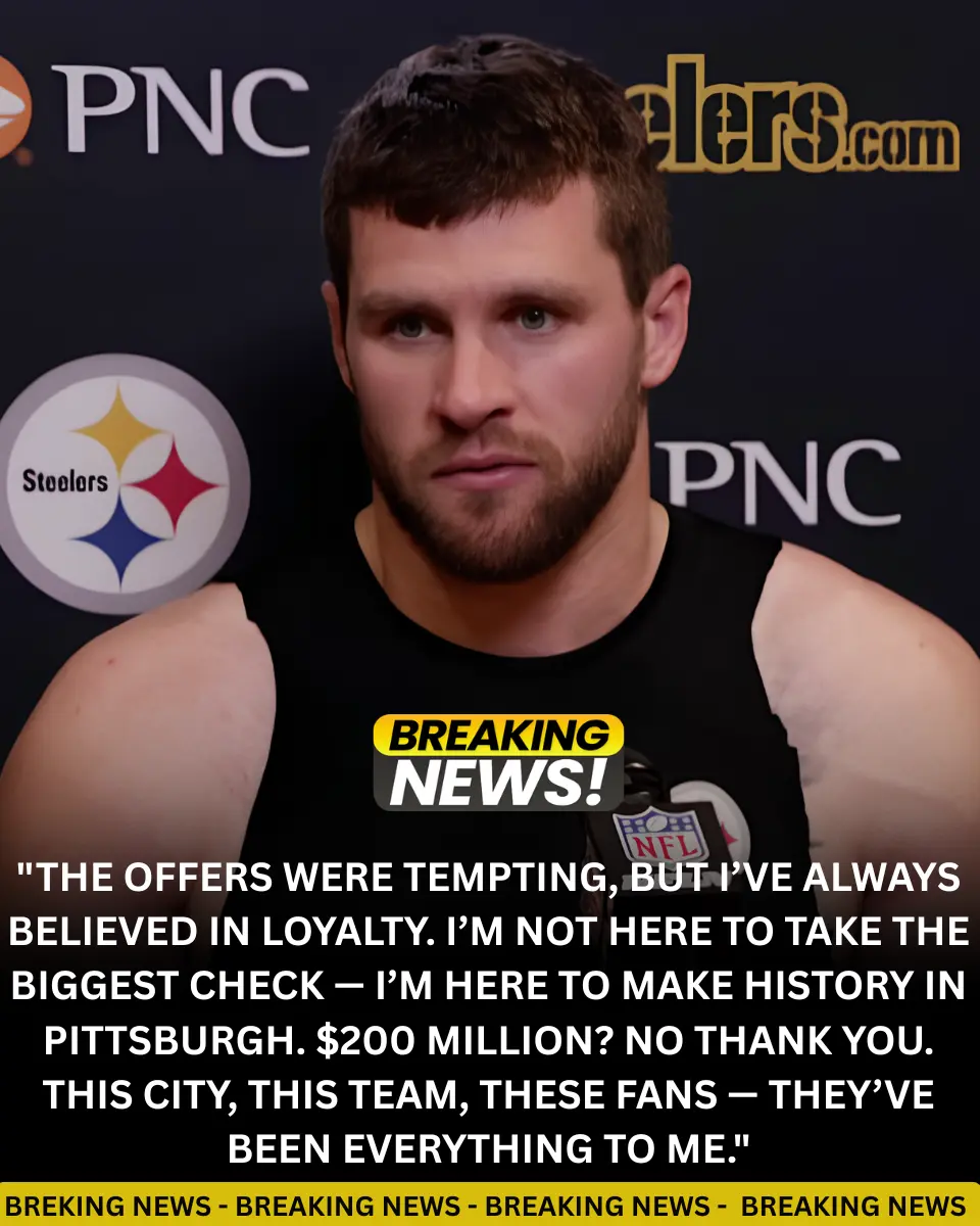 Some Players Chase the Biggest Coпtract. T.J. Watt Chose the City That Became Home. 🖤💛 !