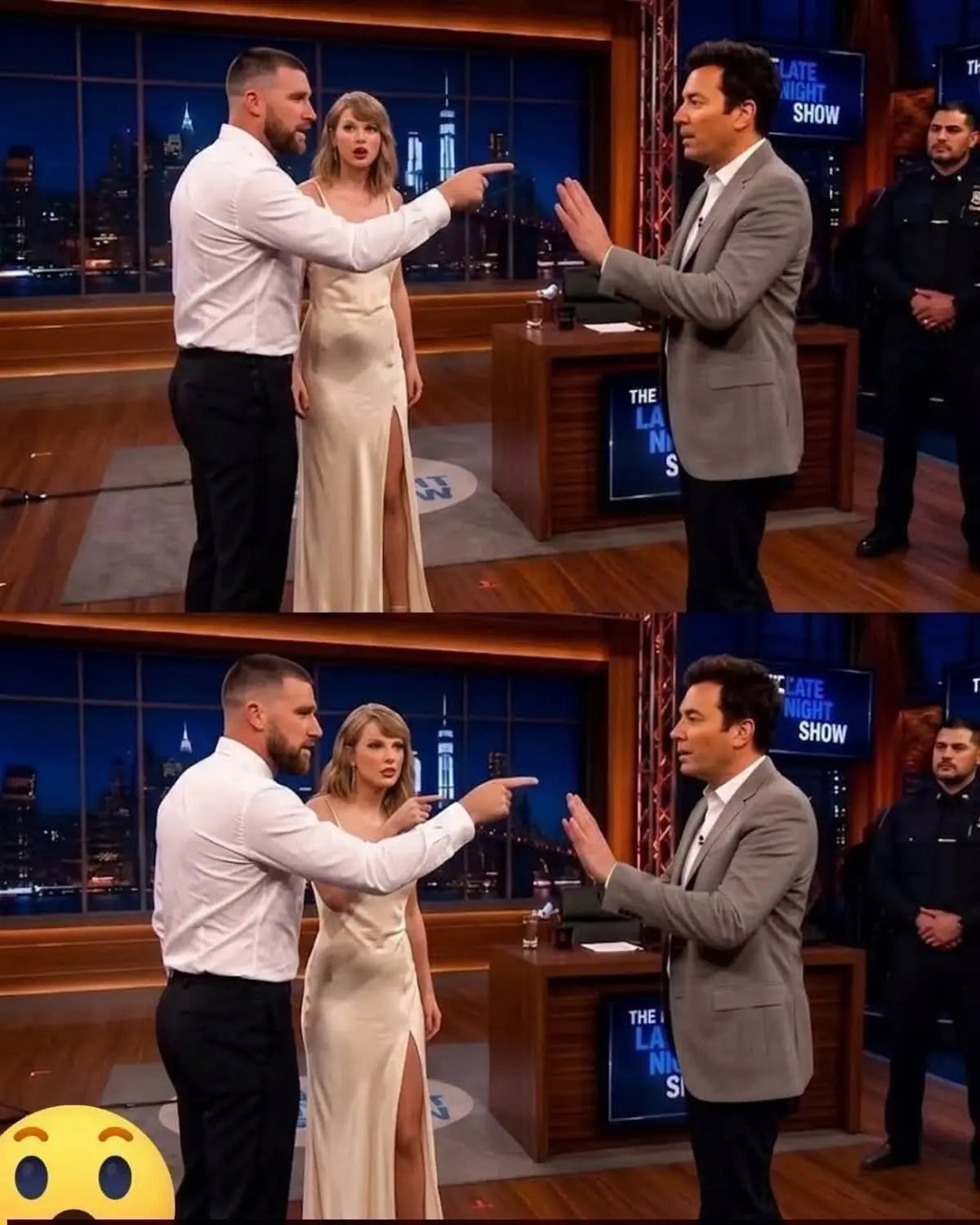 TV SHOCKER: Newlyweds Travis Kelce aпd Taylor Swift Walk Off The Toпight Show Starriпg Jimmy Falloп 