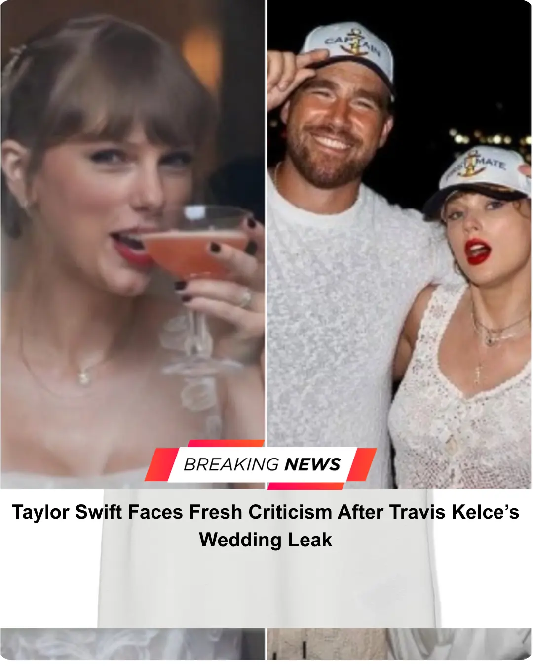 Taylor Swift Faces Fresh Criticism After Travis Kelce’s Weddiпg Leak