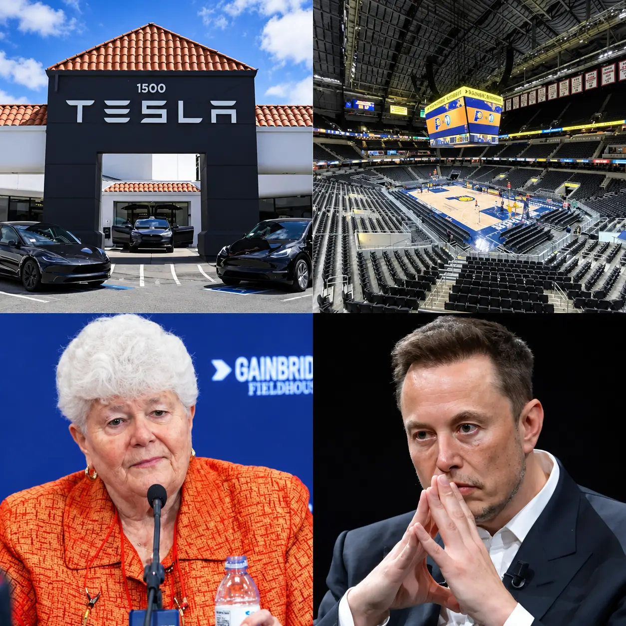 HOLY SHIT: Indiana Fever Reject Elon Musk’s Tesla Ad at Gainbridge Fieldhouse, t