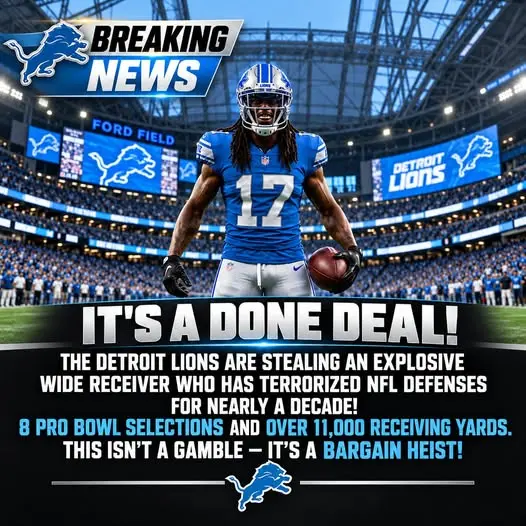 IT'S A DONE DEAL! The Detroit Lions Are STEALING a Legendary Wide Receiver Who H