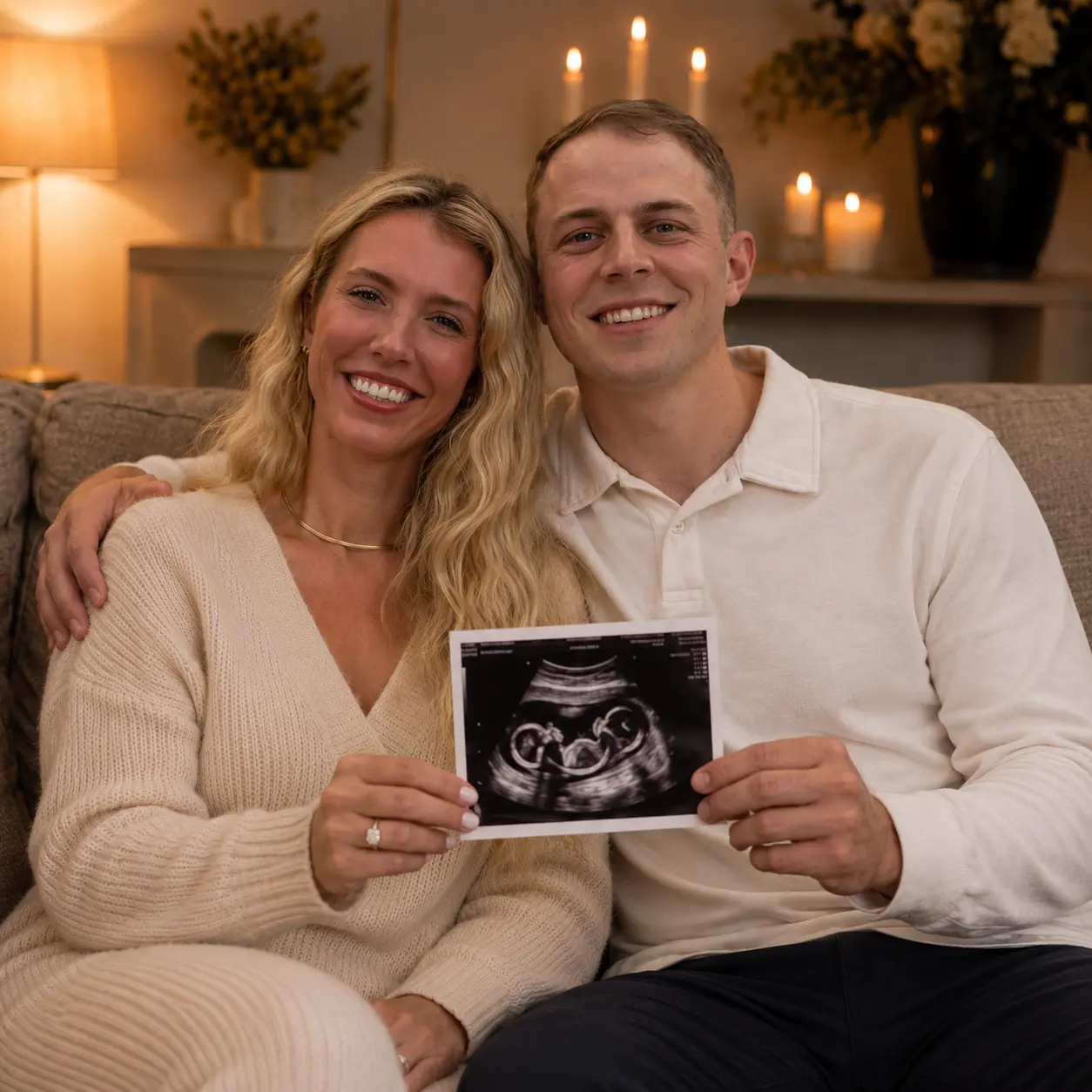 Congratulations: Indiana Fever superstar Lexie Hull shares a joyful moment when she announces she is