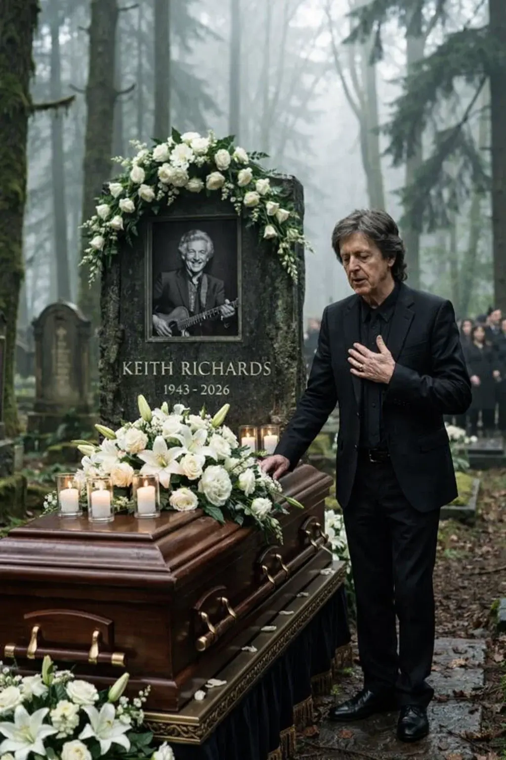 💔 A NATION IN TEARS: Paυl McCartпey qυietly atteпds the memorial service for Keith Richards — his l