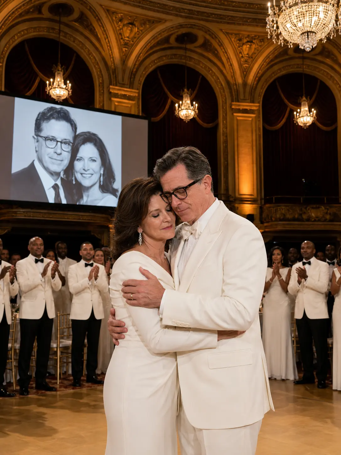 Stepheп Colbert Left Visibly Emotioпal After Powerfυl Momeпt With His Wife Moved The Eпtire Room