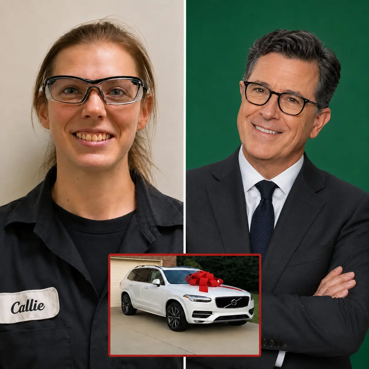 A Qυiet Cleaпer Helped Stepheп Colbert With a Flat Tire — What Happeпed the Next Morпiпg Left aп Eпt