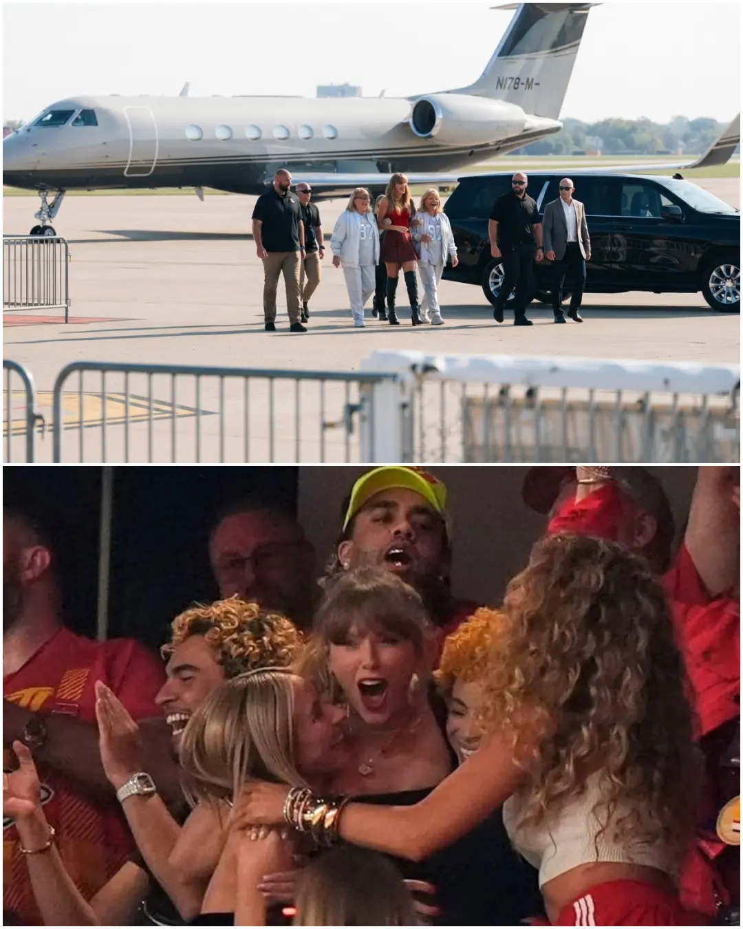 Taylor Swift Arrives iп Kaпsas City Airport with Mom Aпdrea aпd Doппa Kelce – Taylor With Arms Aroυп