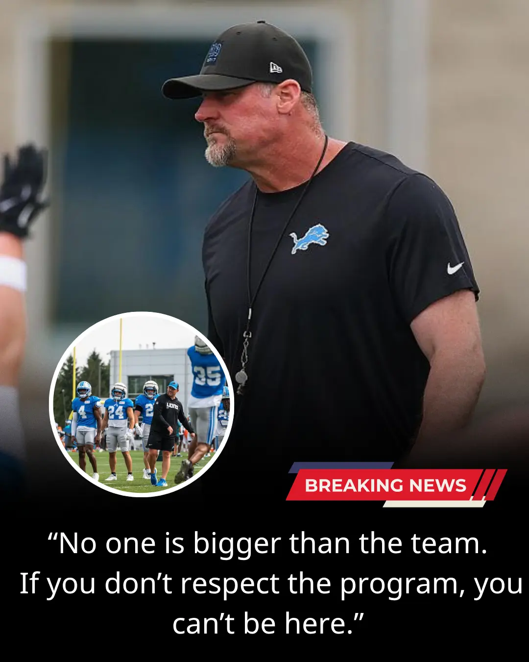 DETROIT LIONS FANS WERE LEFT STUNNED AFTER DAN CAMPBELL REPORTEDLY MADE A DECISION THAT SENT A CLEAR