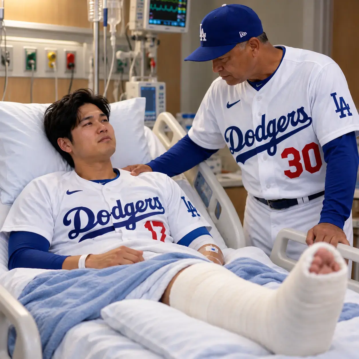 Dodgers superstar Shohei Ohtani, who suffered a leg injury late in the game, is scheduled to undergo