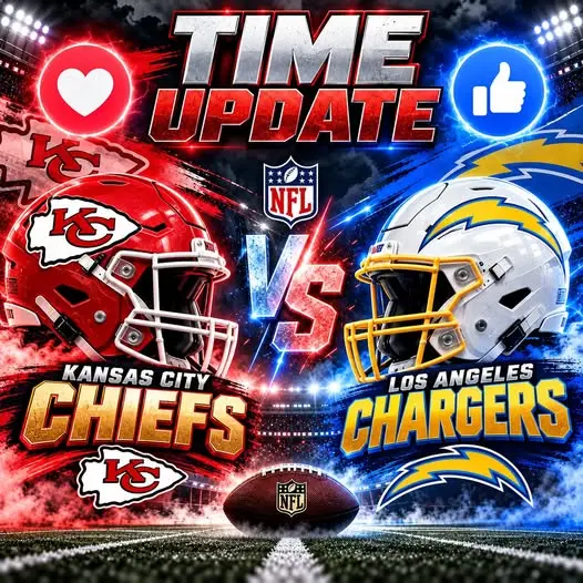 🏈🔥 CHIEFS VS. CHARGERS 2026: KICKOFF TIME CONFIRMED! PATRICK MAHOMES PREPARES 