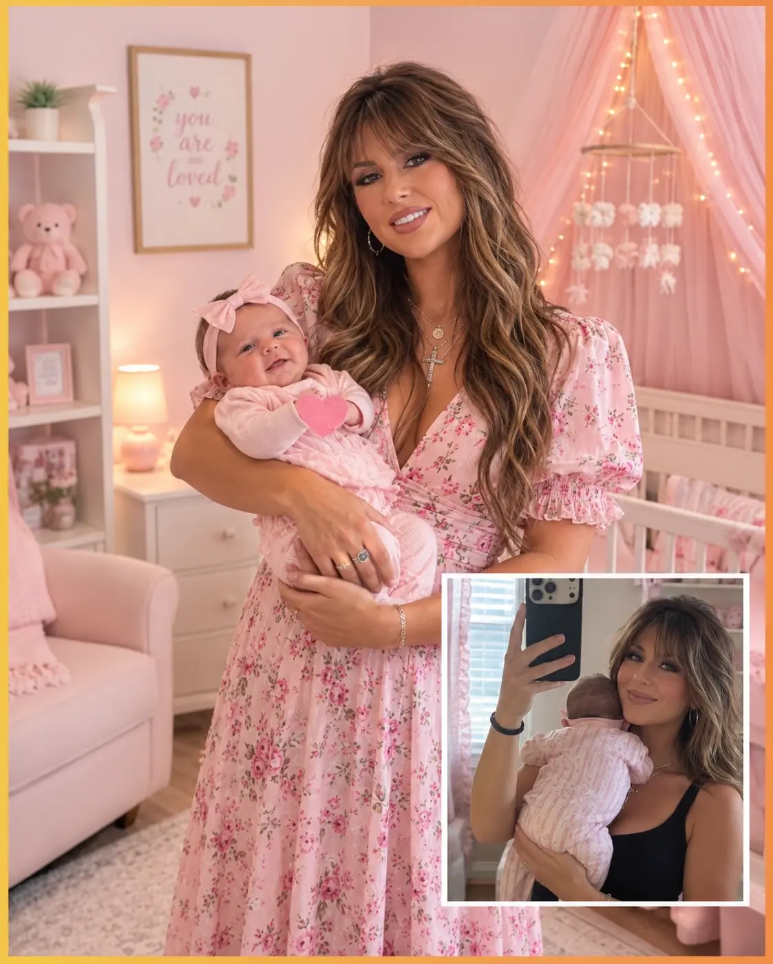 🌸 Mommy bliss at the White House! 💖 Ella Langley is soaking up every moment wi