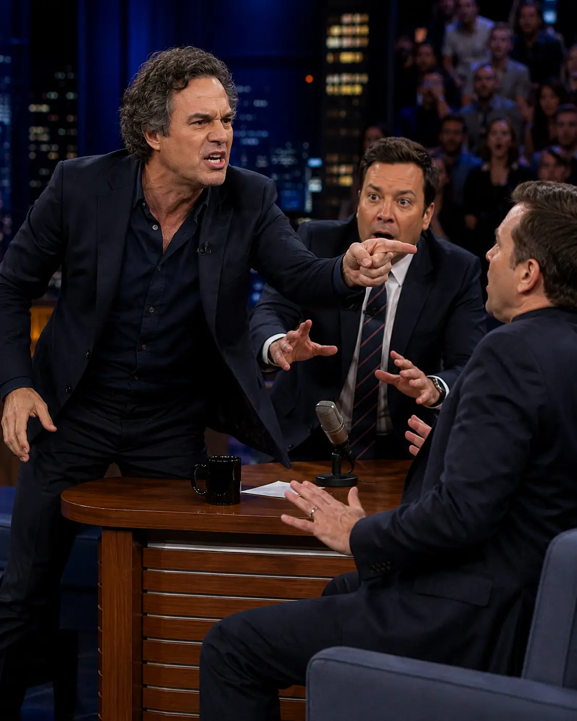 🚨😱 LIVE TV SHOCKER! MARK RUFFALO'S TENSE ON-AIR CLASH LEAVES AUDIENCE STUNNED — THE VIRAL MOMENT E