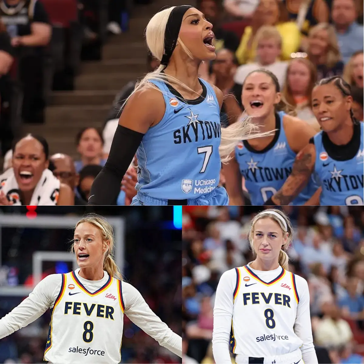 DIJONAI CARRINGTON’S UNFILTERED ON-COURT MELTDOWN, FALSE FAN EJECTION BLUNDER, AND SOPHIE CUNNINGHAM
