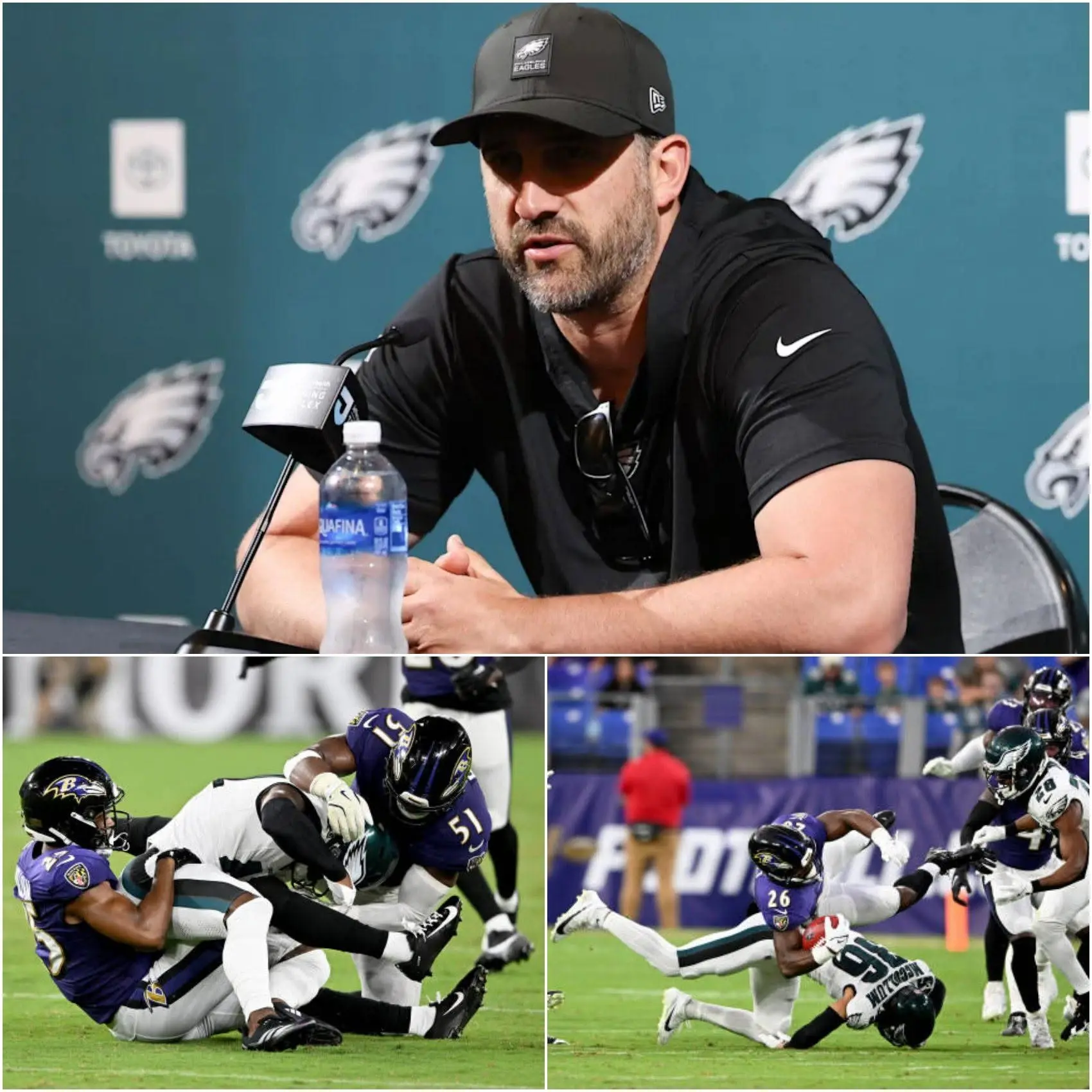 BREAKING NEWS: NICK SIRIANNI DELIVERS POWERFUL MESSAGE AFTER EAGLES’ PAINFUL 24–7 LOSS TO THE RAVENS