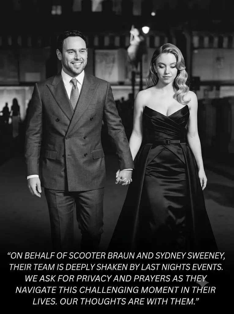 HOLLYWOOD STUNNED: SCOOTER BRAUN’S 13-WORD MESSAGE ABOUT SYDNEY SWEENEY REVEALS THE ONE THING FAME C