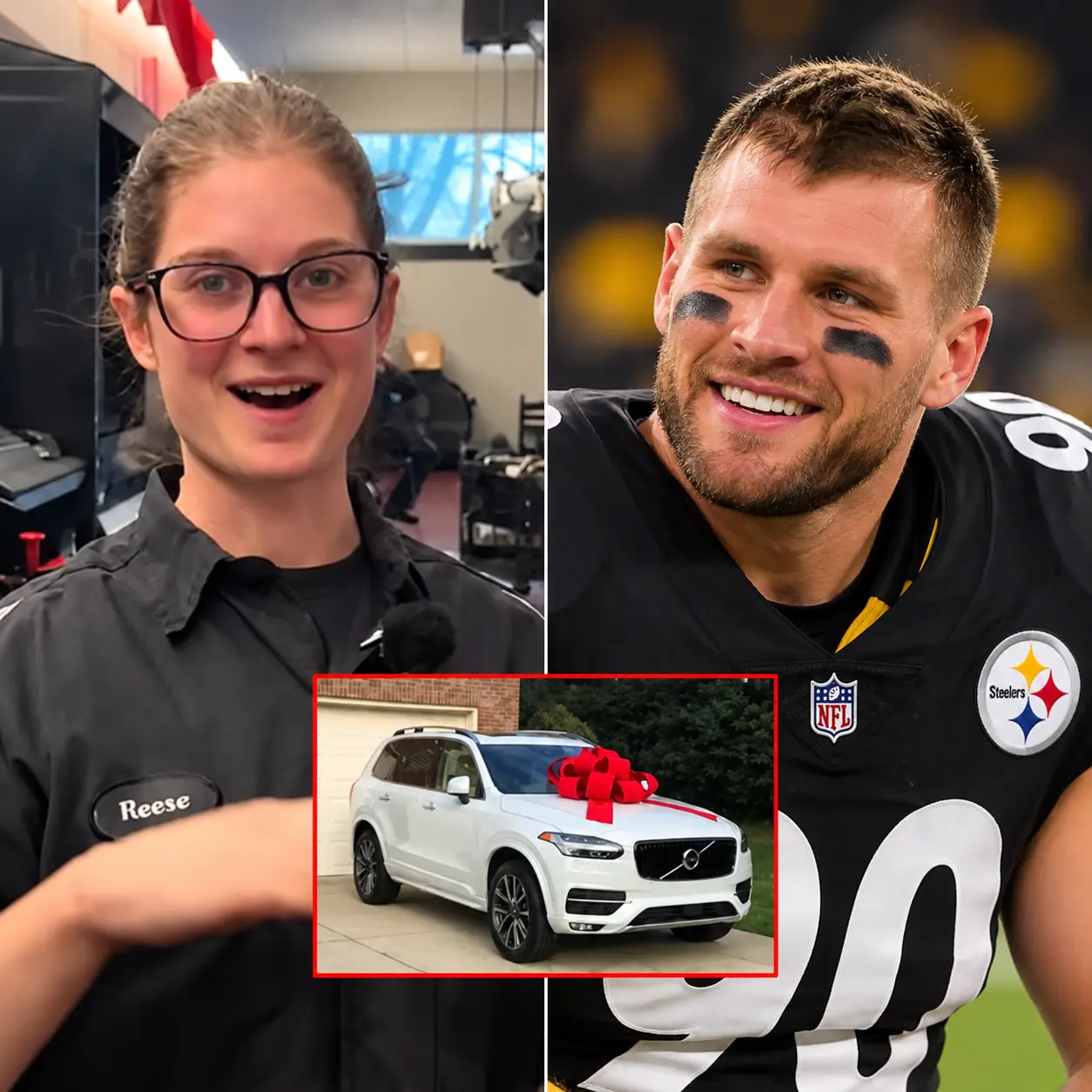 "🏈🎁 THE GESTURE NO ONE SAW COMING: A Pittsburgh Steelers Stadium Cleaner Helps