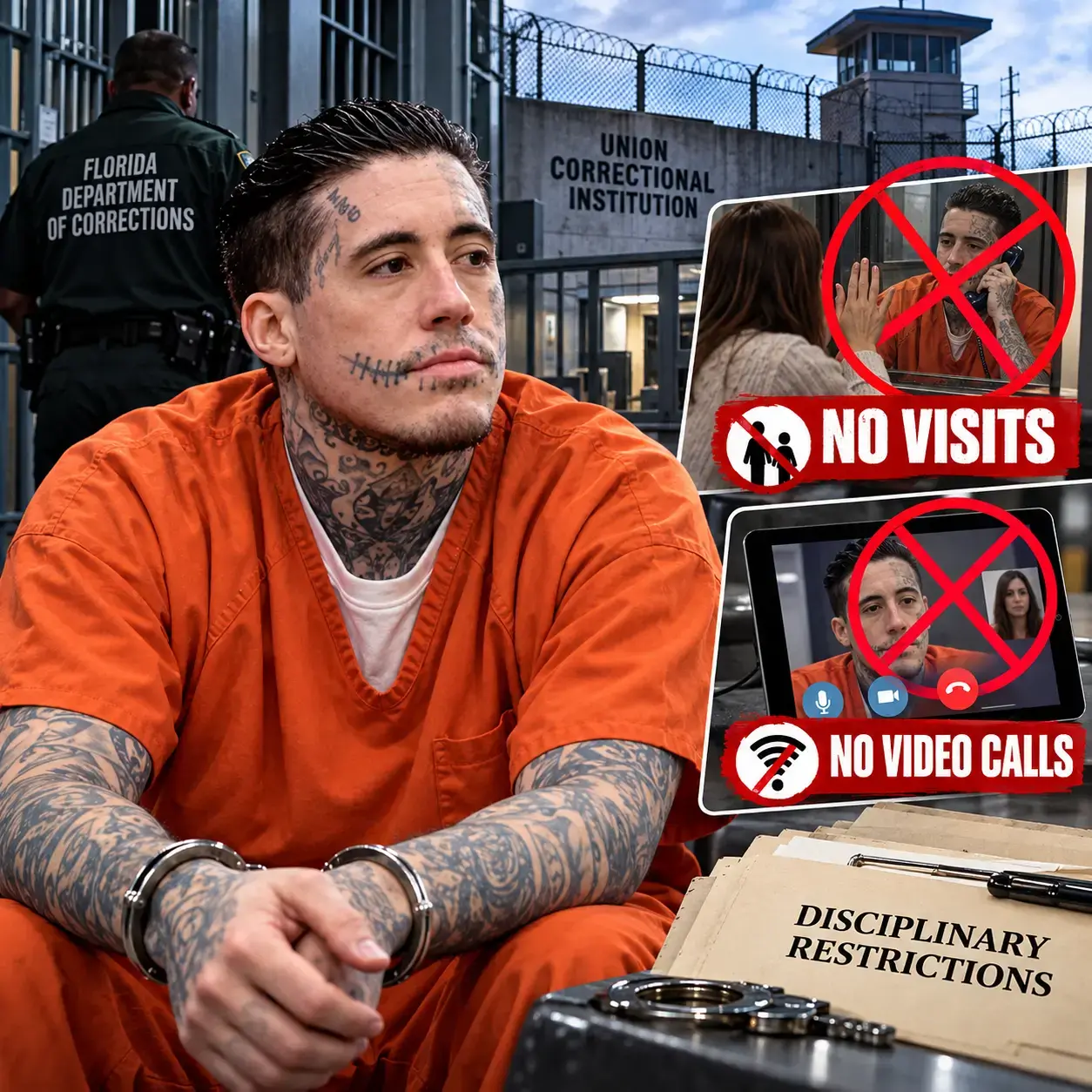 🚨 JUST IN: WADE WILSON’S PRISON PRIVILEGES REVOKED AS DISCIPLINARY RESTRICTIONS CUT OFF IN-PERSON V