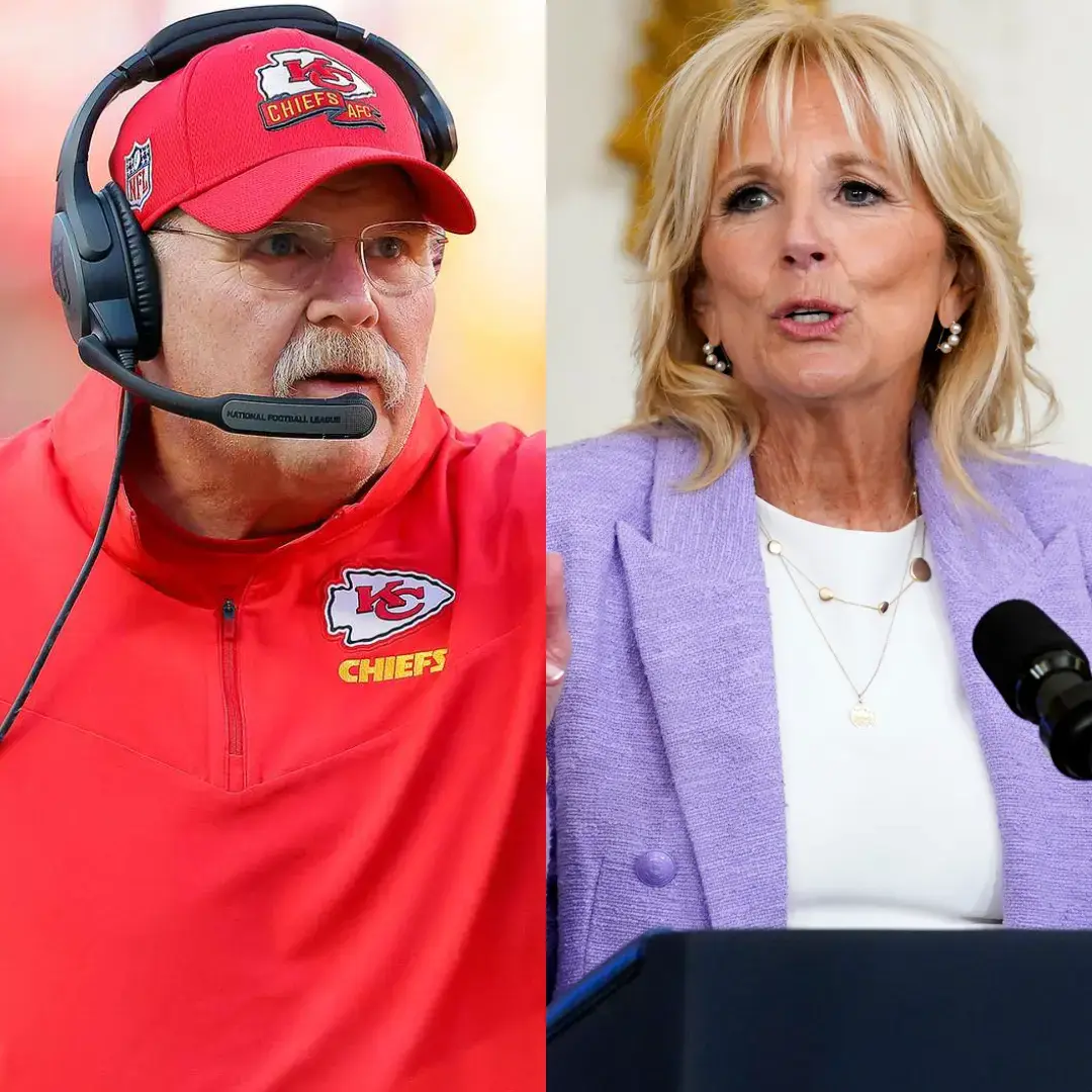🔥 Jill Biden Mocked Andy Reid’s Education — 47 Seconds Later, Andy Reid Left th