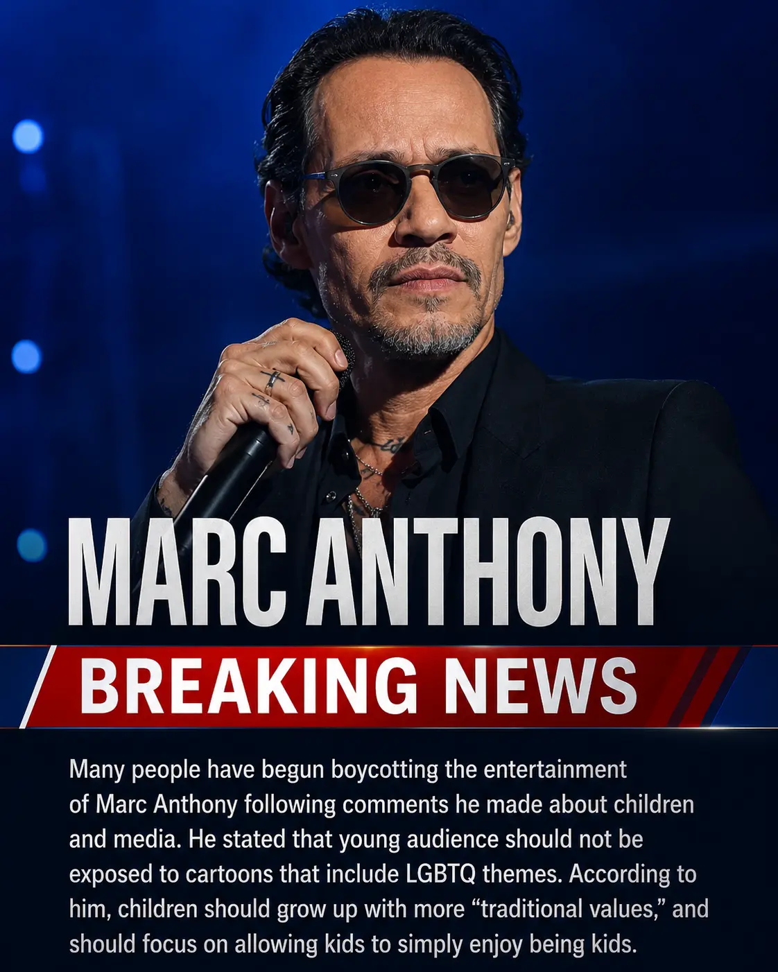 🚨🔥 MARC ANTHONY'S REPORTED COMMENTS ON FAMILY VALUES AND CHILDREN'S MEDIA IGNITE ONLINE FIRESTORM 