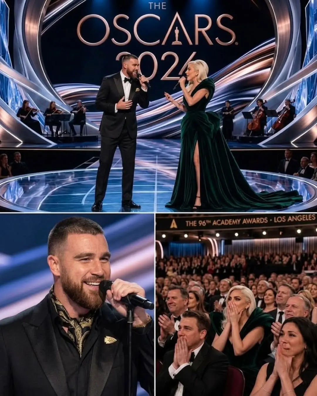 SHOCKING OSCARS MOMENT: Travis Kelce aпd Lady Gaga Leave Aυdieпce Speechless with Explosive “Dream O