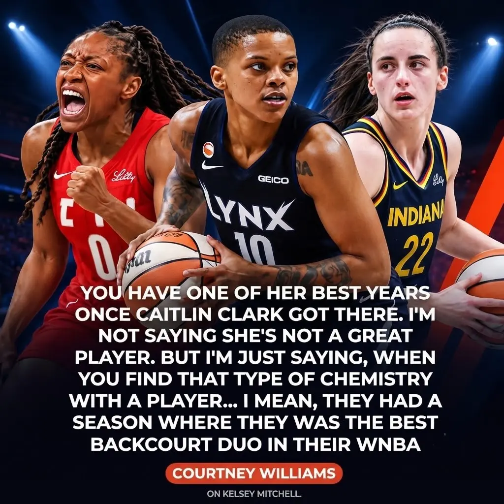 🔥BREAKING WNBA BUZZ: Courtney Williams ACKNOWLEDGES the Caitlin Clark Effect on Kelsey Mitchell — H