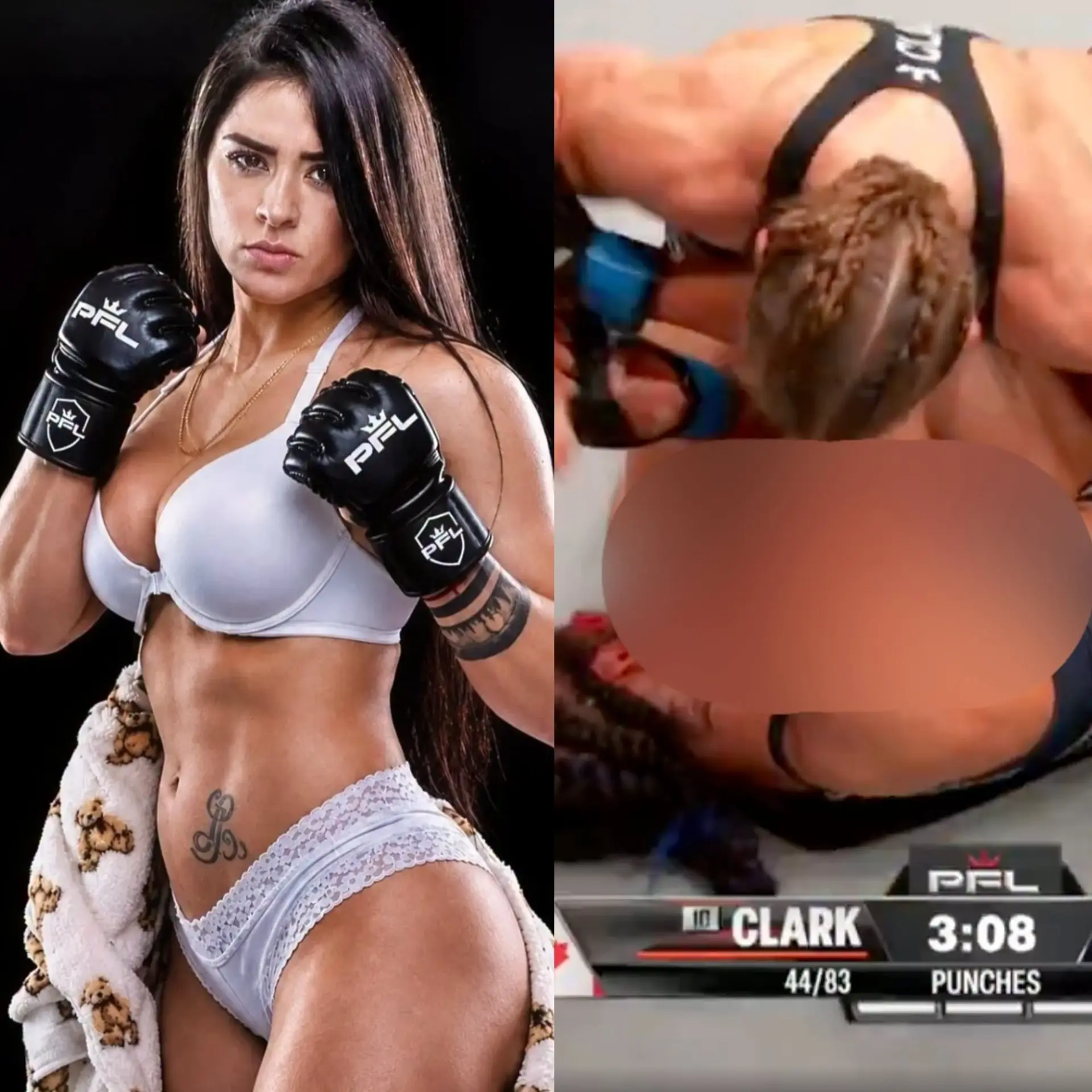 Female MMA Star Lucero Acosta Suffers Unbelievable Wardrobe Malfunction That Left Her Completely Exp