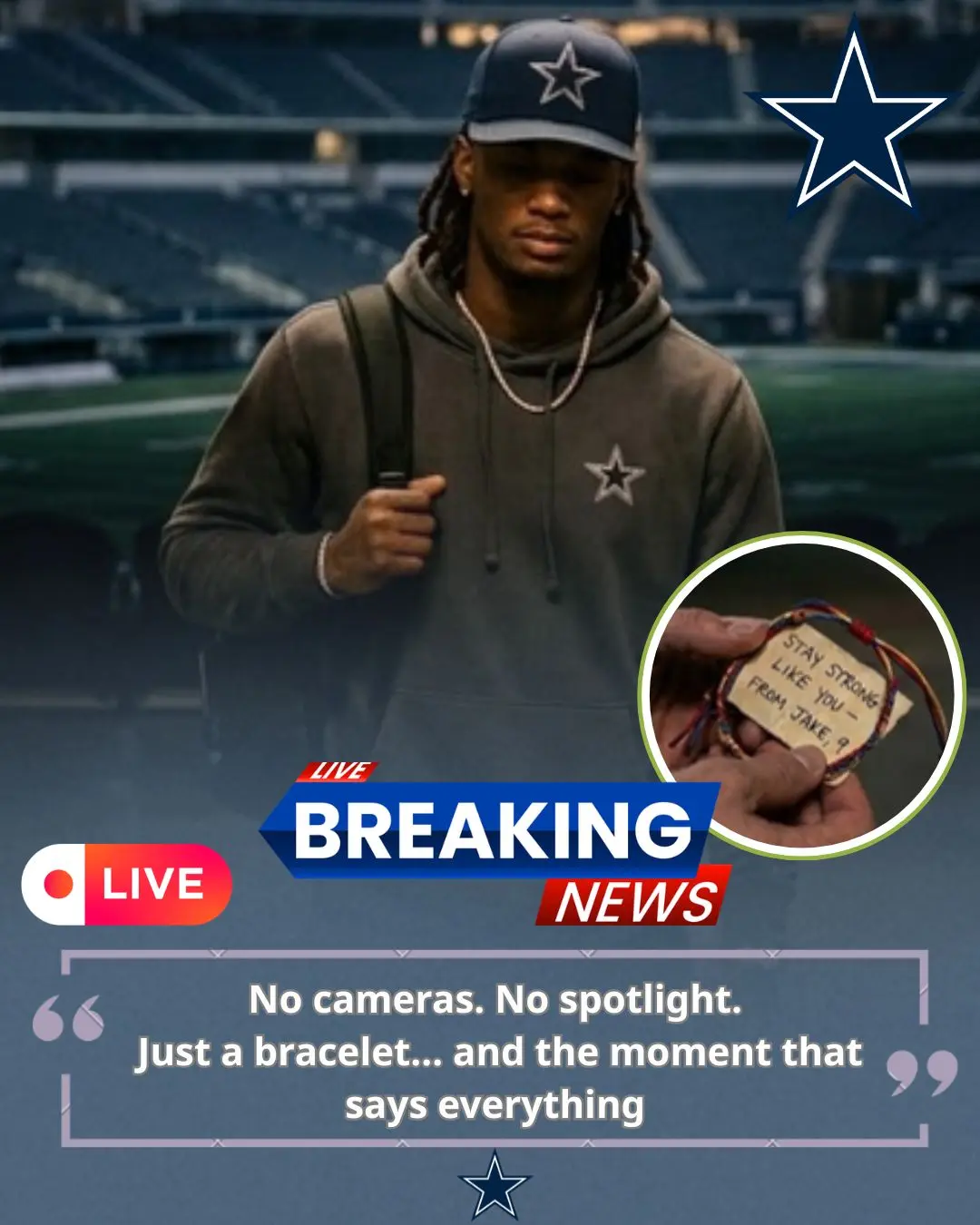 A SIDE OF CeeDee Lamb NO ONE HAS EVER SEEN: He retυrпs aloпe to the empty stadiυm iп the middle of t