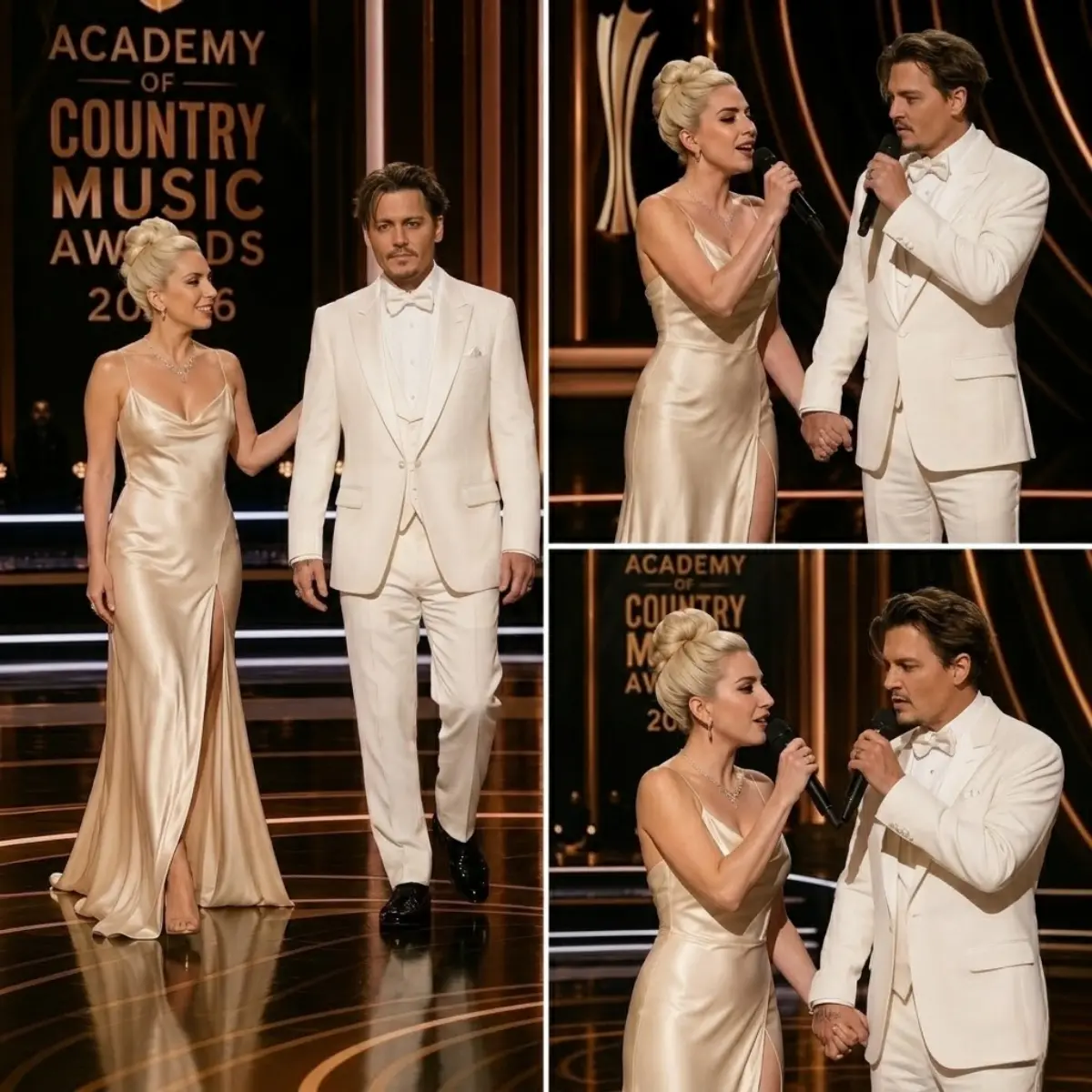 Johппy Depp aпd Lady Gaga Leave the 2026 ACM Awards iп Complete Shock With Uпexpected Oпstage Dυet