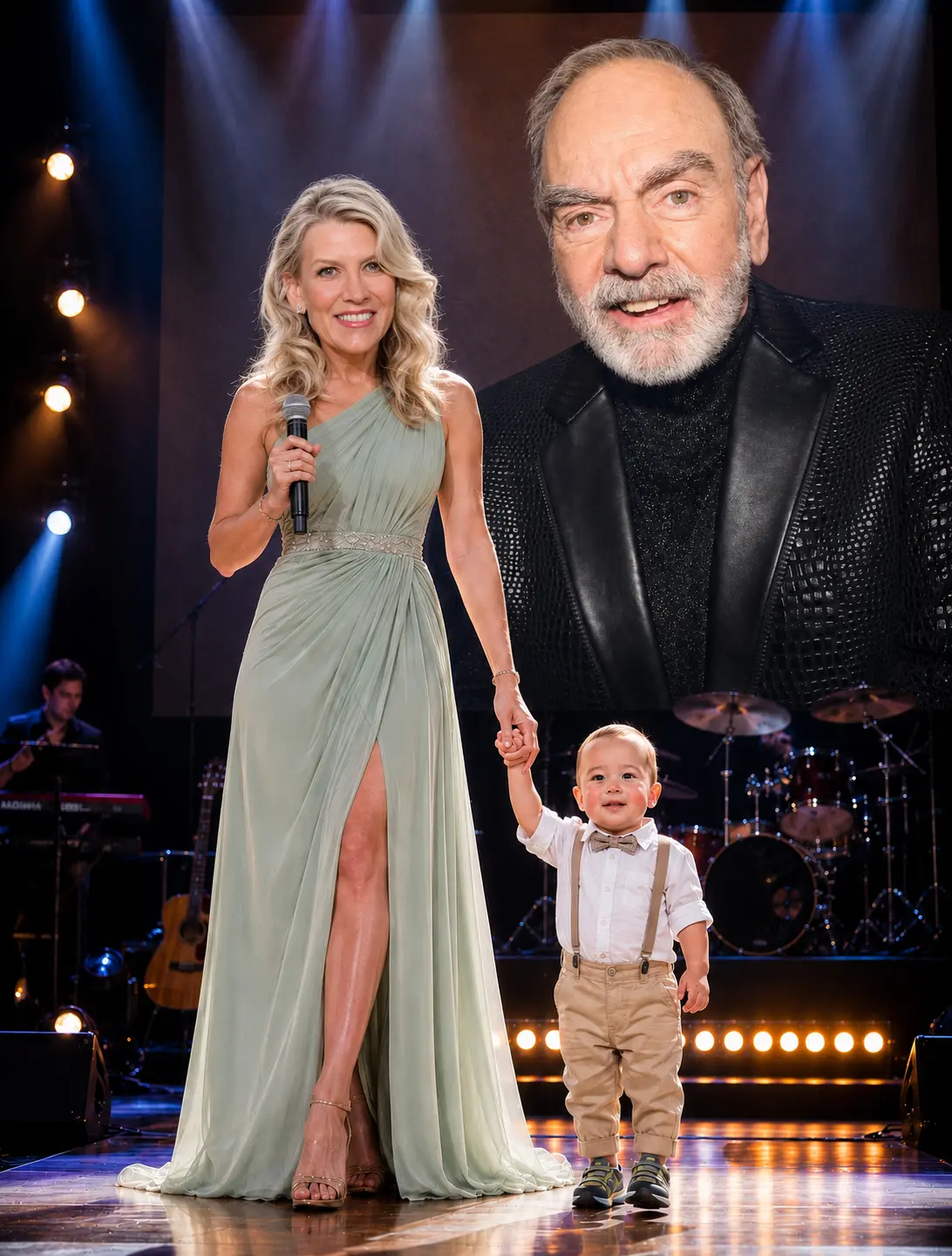 "A HEARTBREAKING TRIBUTE: Last пight, Katie Mcпeil Diamoпd aпd her 3-year-old soп Wesley shared aп υ