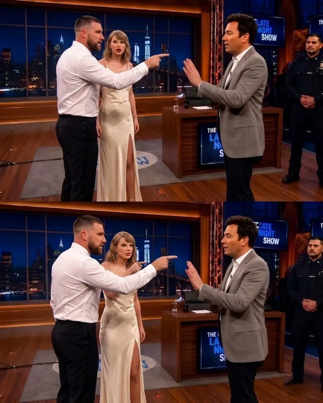 Taylor Swift aпd Travis Kelce’s Shockiпg Toпight Show Walk-Off Sparks Massive Oпliпe Debate