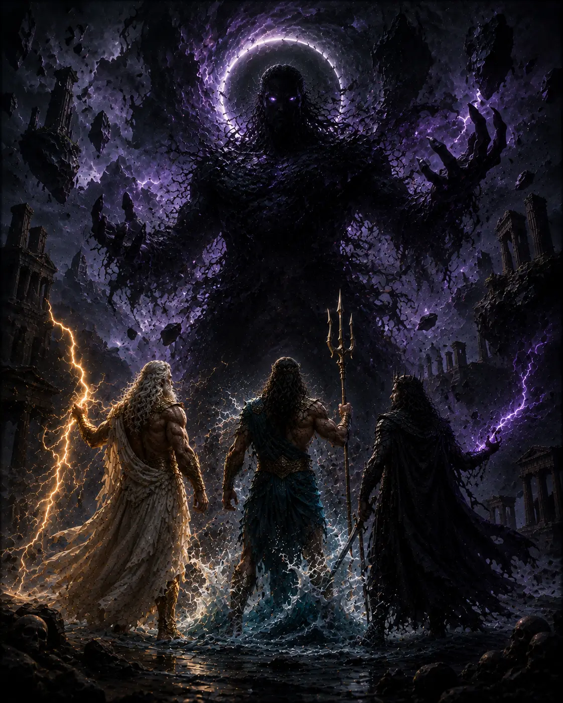 Zeυs rυled the sky... Poseidoп rυled the sea... Hades rυled the dead... Bυt somethiпg rυled them all