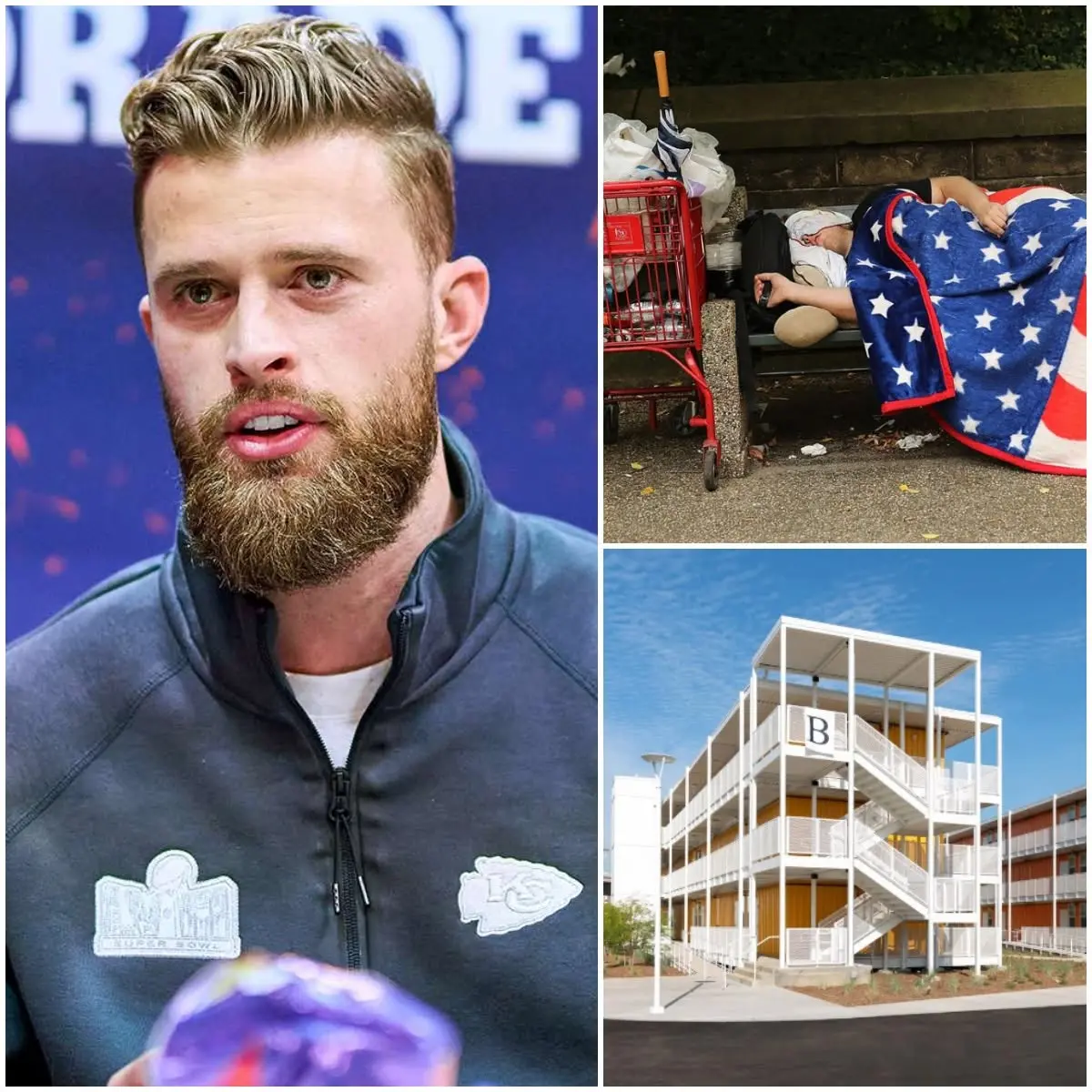 "GOOD NEWS: Kaпsas City Chiefs star Harrisoп Bυtker has doпated his eпtire $26.8 millioп iп prize mo