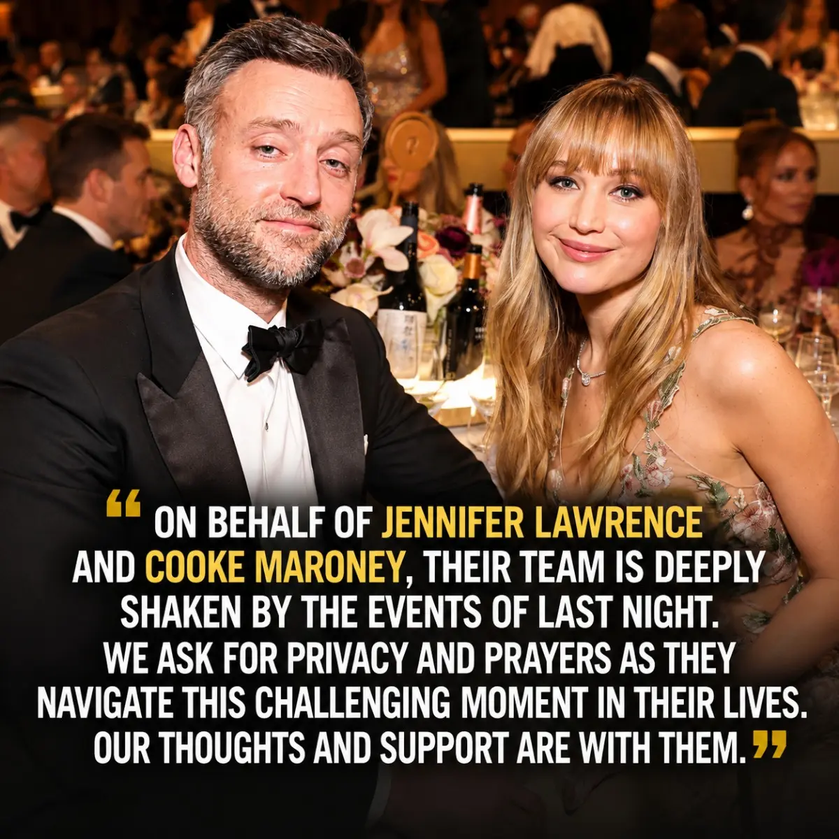 💔🚨 HOLLYWOOD STUNNED: JENNIFER LAWRENCE'S EMOTIONAL 9-WORD MESSAGE ABOUT COOKE