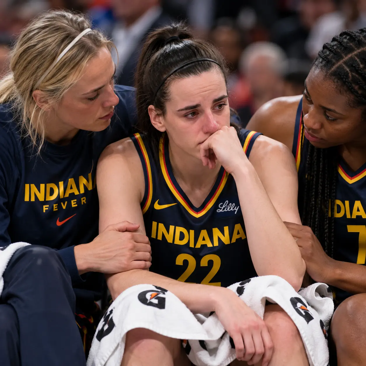 💔🏀 CAITLIN CLARK - SOME MOMENTS MATTER MORE THAN THE SCOREBOARD, AND INDIANA'S SUPPORT SYSTEM MAY 
