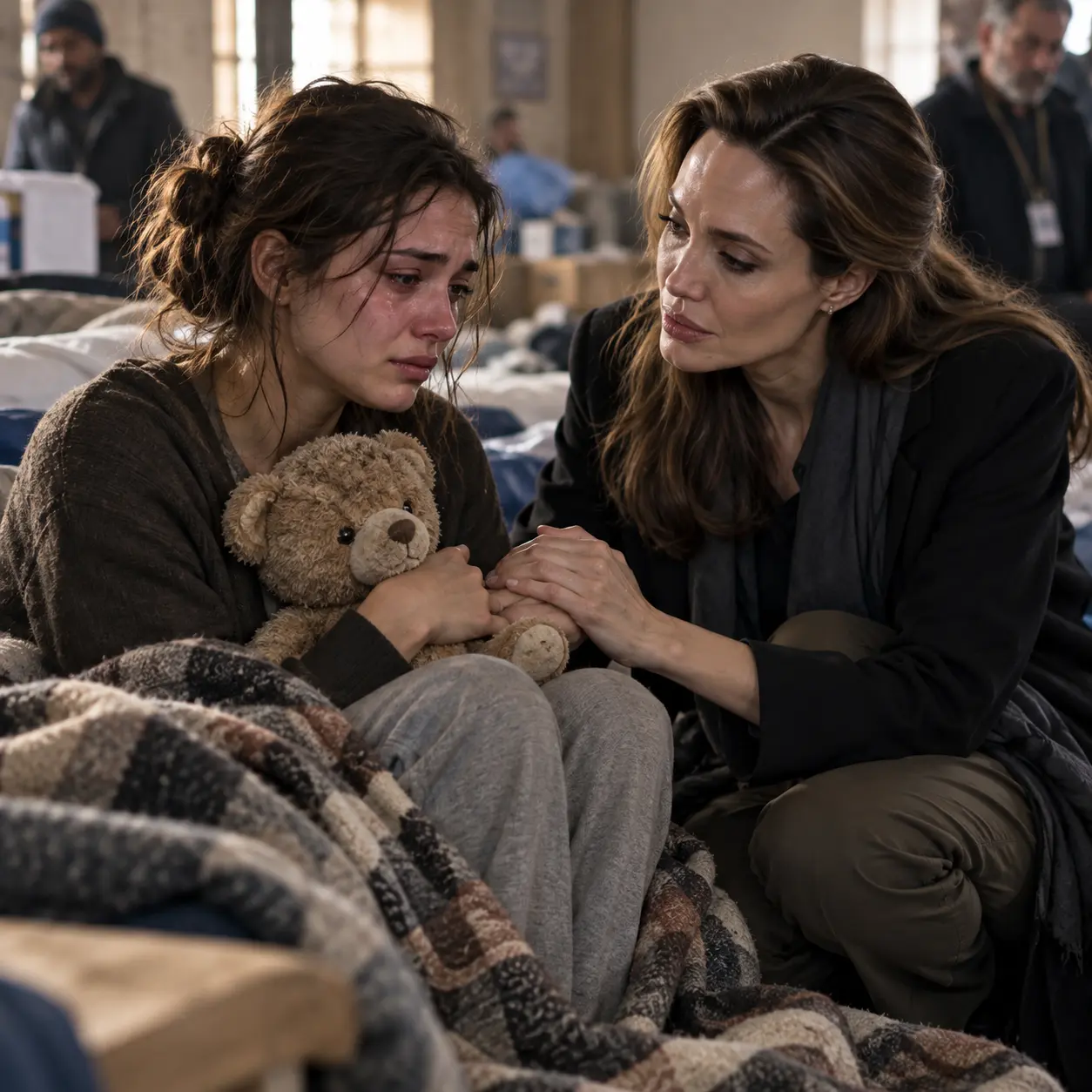 A LITTLE GIRL ASKS ANGELINA JOLIE ONE HEARTBREAKING QUESTION — AND HER EMOTIONAL RESPONSE LEAVES EVE
