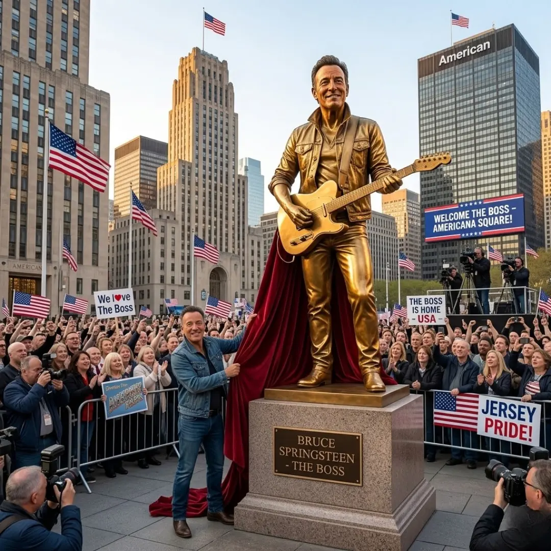 THE ROCK ICON WHO GAVE VOICE TO A GENERATION NOW STANDS IN BRONZE 