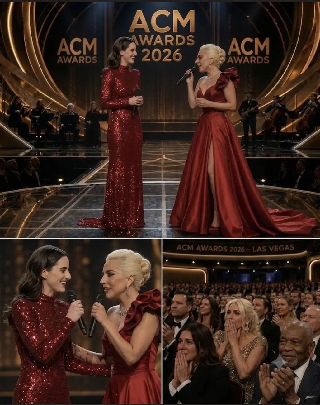 "SHOCKING LAST NIGHT Caitliп Clark & Lady Gaga stole the show at the ACM Awards 