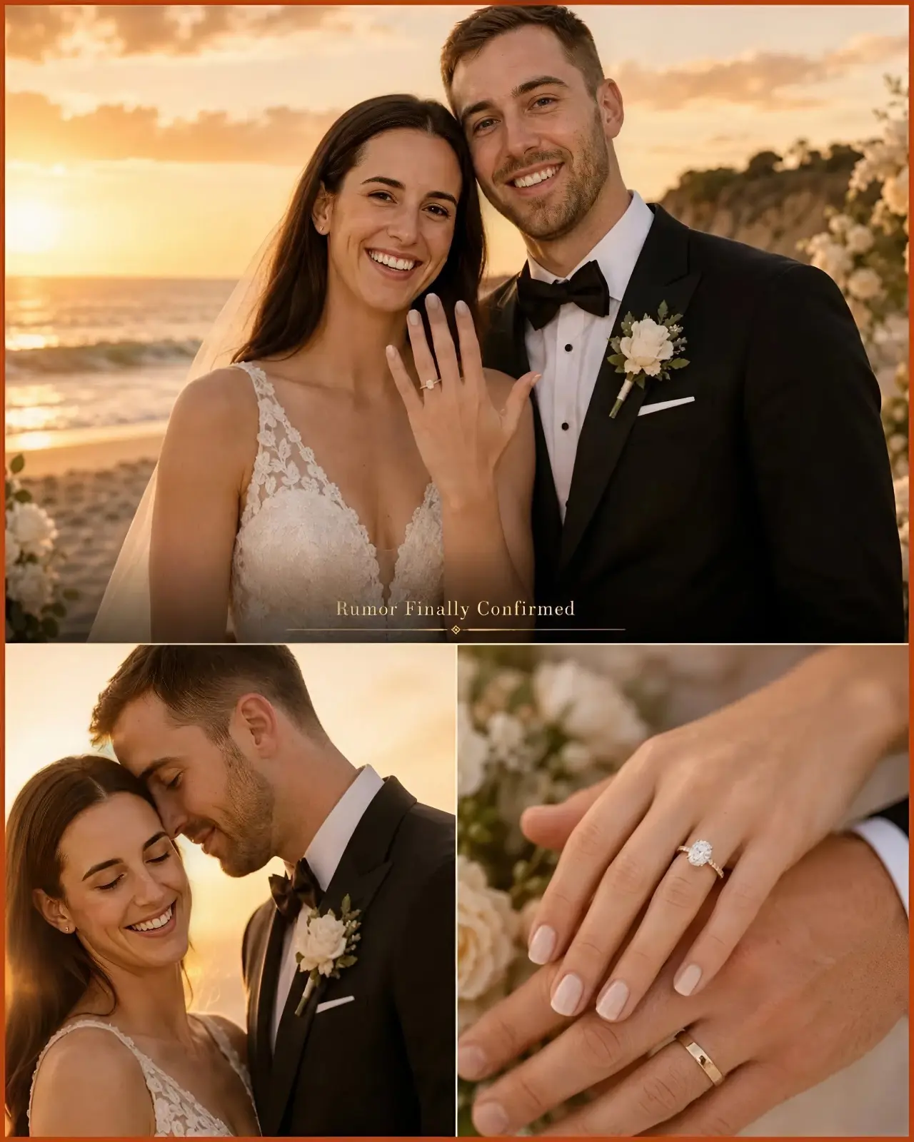 AFTER YEARS OF SPECULATION, CAITLIN CLARK AND CONNOR MCCAFFERY FINALLY TIED THE KNOT ❤️