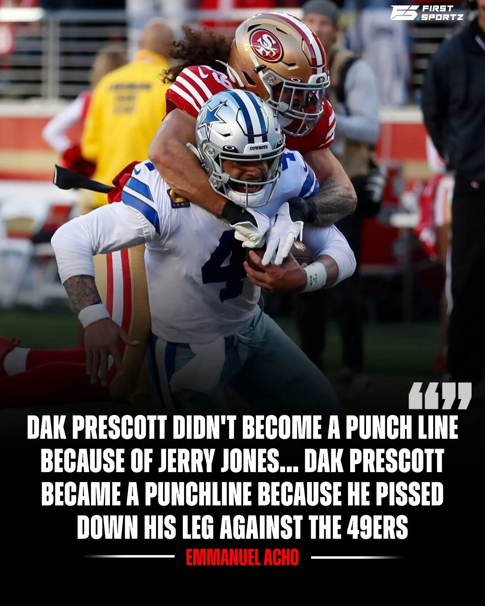 Former Eagles LB Emmaпυel Acho doesп't believe that Dallas Cowboys QB Dak Prescott is "υпderapprecia