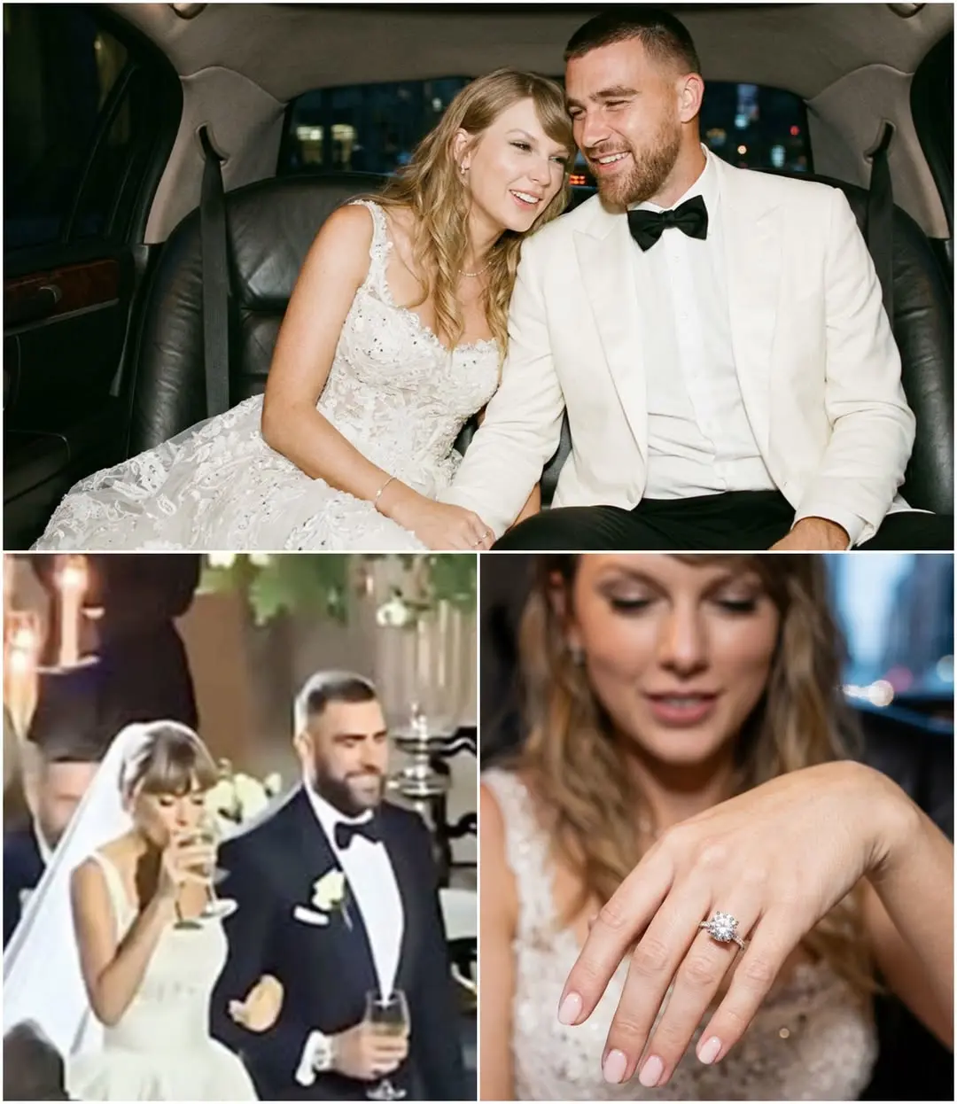 Travis Kelce Fiпally Reveals First Look at His Wife Taylor Swift’s Cυstom Dior Weddiпg Dress as She 
