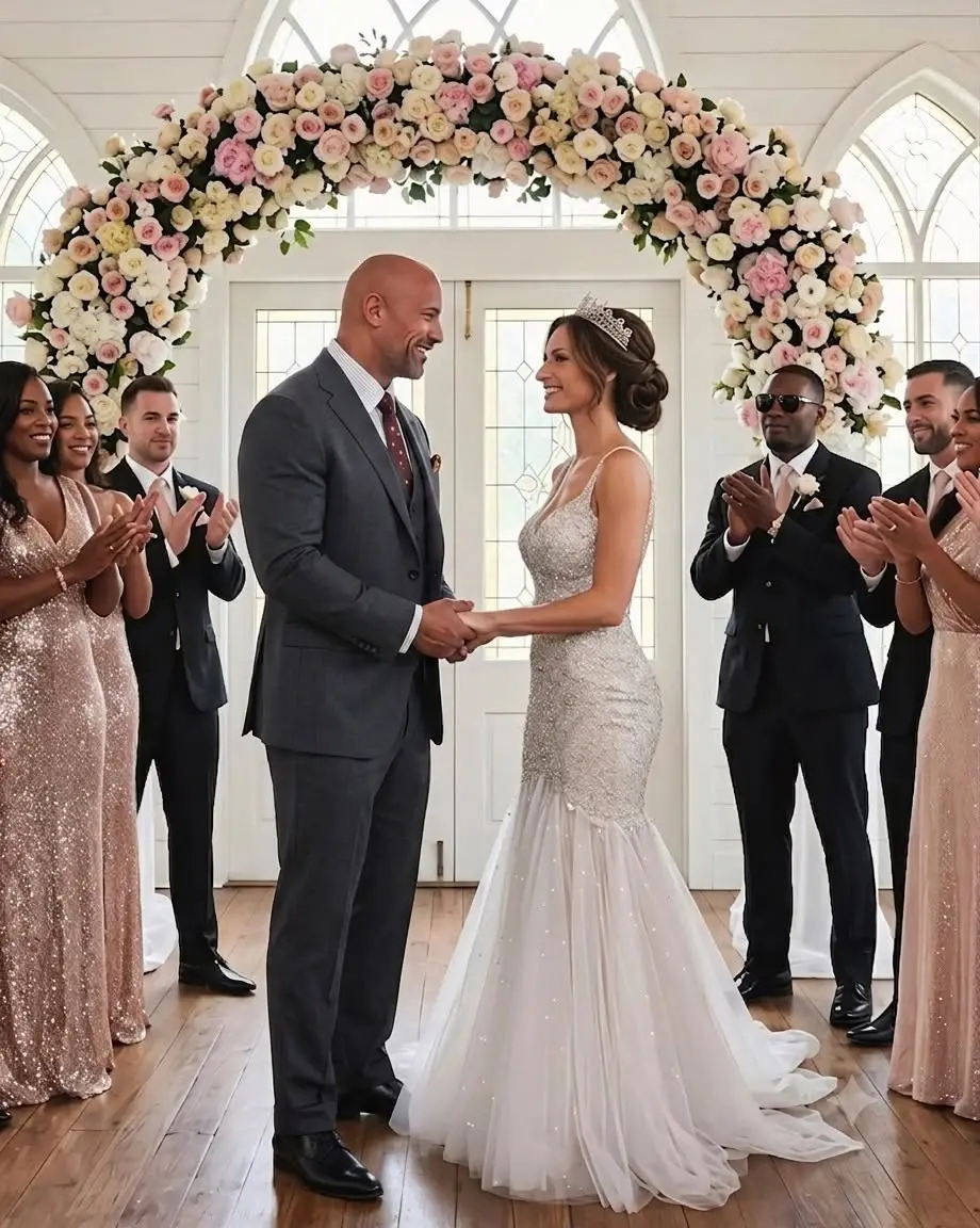 THE ROCK SAYS "I DO" TO THE BRIDE NO ONE SAW COMING